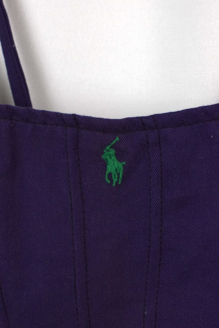 Reworked Ralph Lauren Brand Corset Style Top