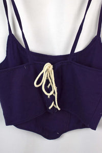 Reworked Ralph Lauren Brand Corset Style Top