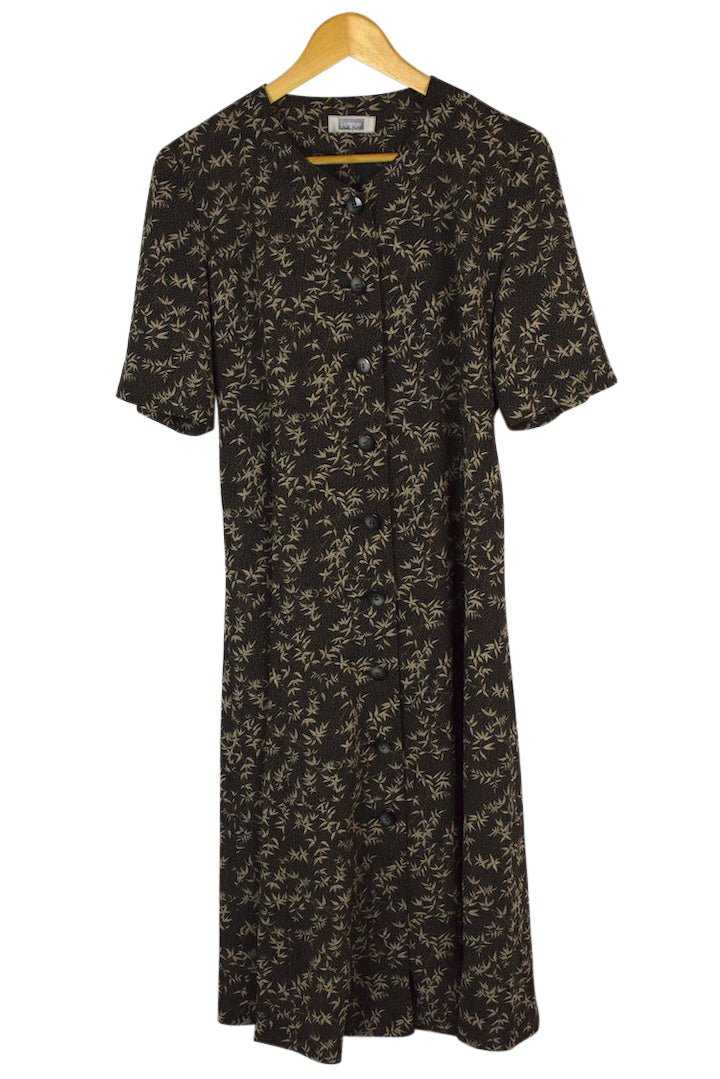 Leaf Print Dress