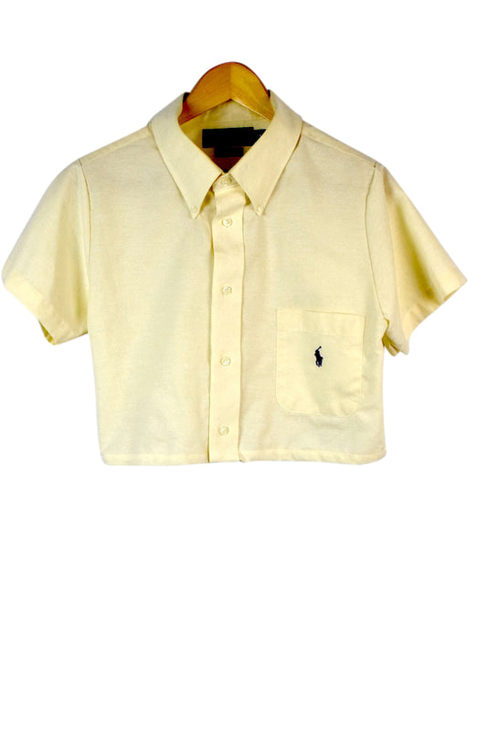 Reworked Ralph Lauren Brand Crop Top