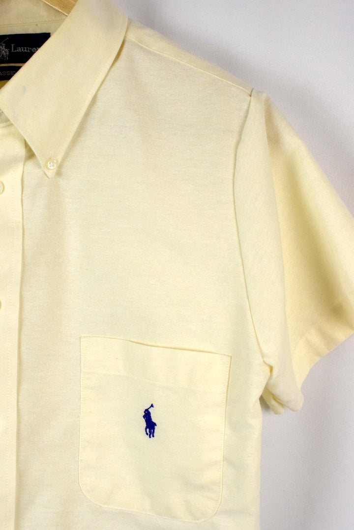 Reworked Ralph Lauren Brand Crop Top