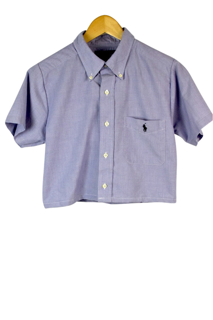Reworked Ralph Lauren brand Crop Top