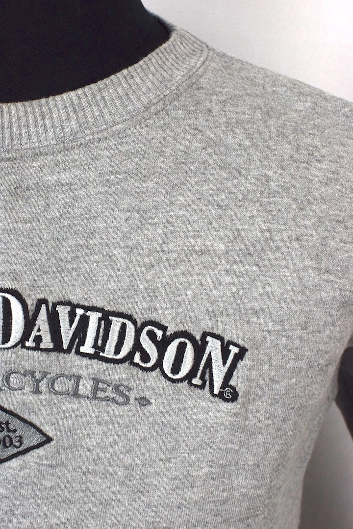 80s/90s Harley-Davidson Brand Cropped Sweatshirt