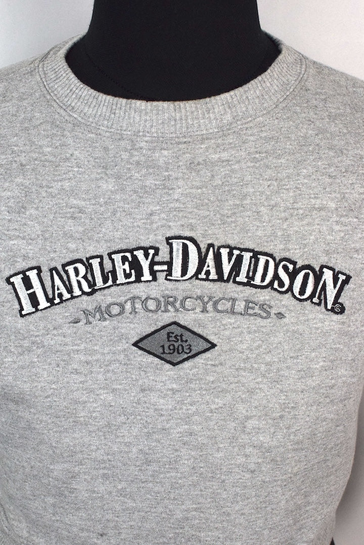 80s/90s Harley-Davidson Brand Cropped Sweatshirt