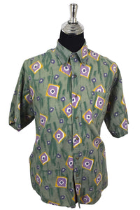Abstract Diamond Print Shirt