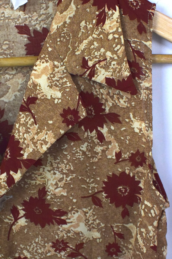 Reworked Floral Print Blouse