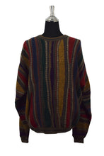 Load image into Gallery viewer, Multicoloured Striped Pattern Knitted Jumper

