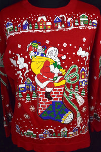 80/90s Stocking Santa Sweatshirt