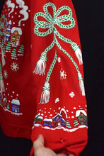Load image into Gallery viewer, 80/90s Stocking Santa Sweatshirt
