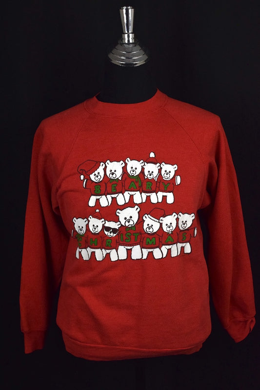 80s/90s Beary Chistmas Sweatshirt