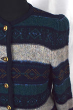 Load image into Gallery viewer, Striped Chiemsee Strict Brand Knitted Cardigan
