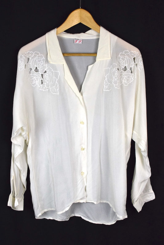 White Sheer Top