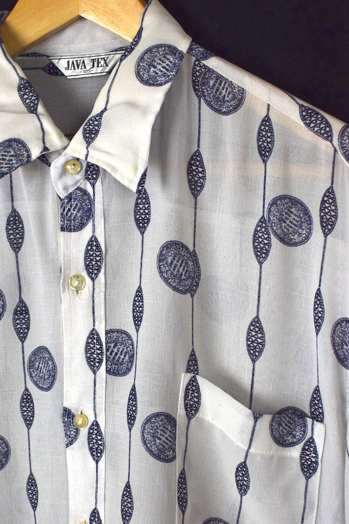 Java Tex Brand Abstract Print Shirt