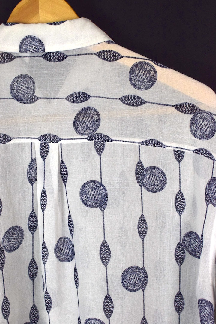 Java Tex Brand Abstract Print Shirt