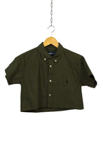 Load image into Gallery viewer, Reworked Ralph Lauren Brand Crop Top
