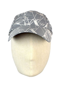 NEW Grey Abstract Pattern Sports Cap