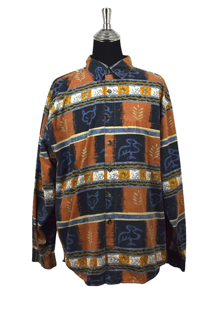 Abstract Animal Print Shirt