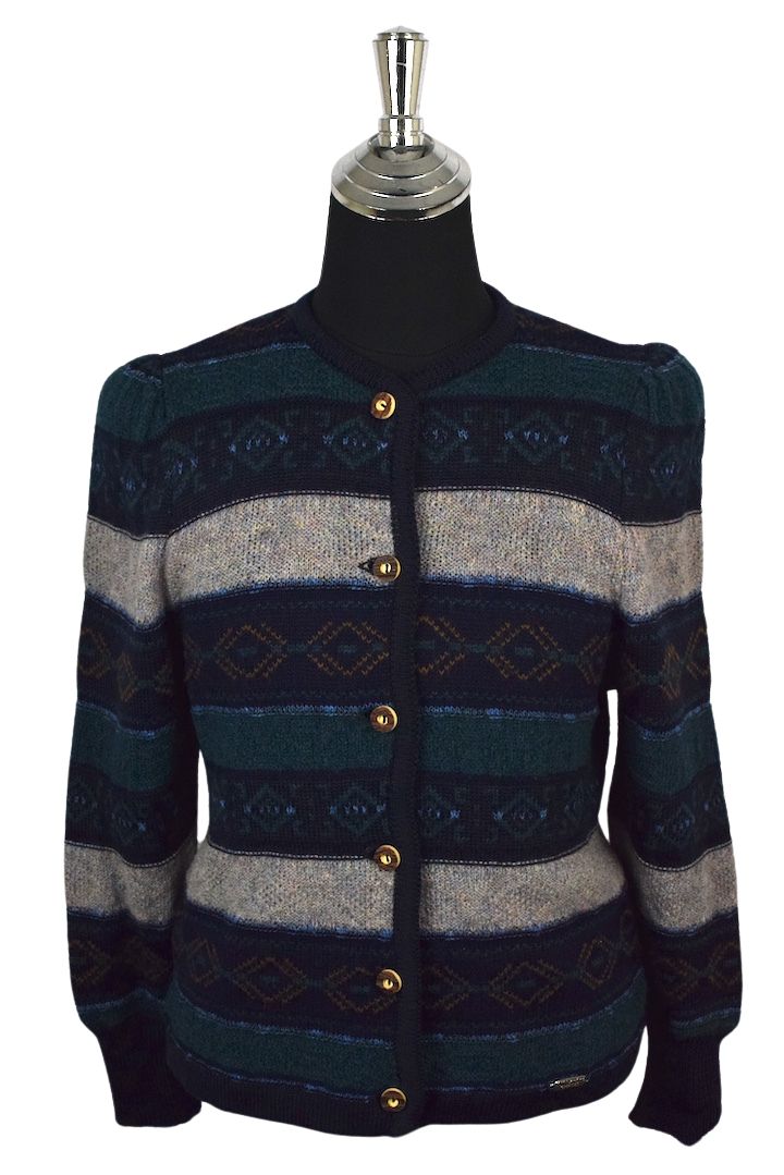 Striped Chiemsee Strict Brand Knitted Cardigan