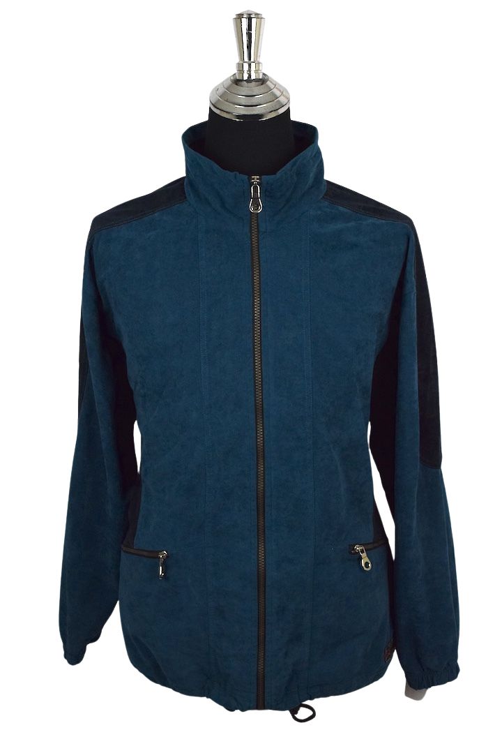 Blue and Green Fleeced Jacket