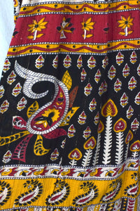 Elephant Print Floral Skirt