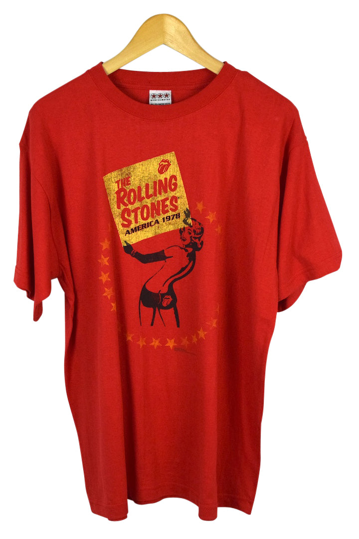 NEW Rolling Stones 1978 American Tour Replica T-Shirt