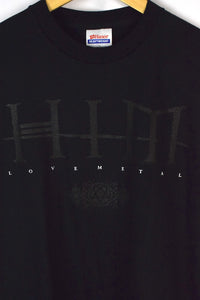 DEADSTOCK HIM 'LoveMetal' black T-shirt