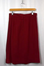 Load image into Gallery viewer, Ladies Red Wool Skirt
