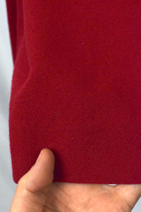Ladies Red Wool Skirt