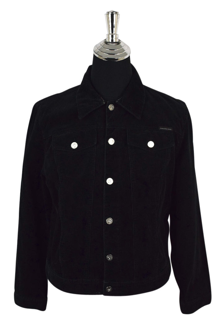 Black Calvin Klein Corduroy Jacket