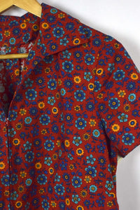 Short Sleeved Vintage Shift Dress