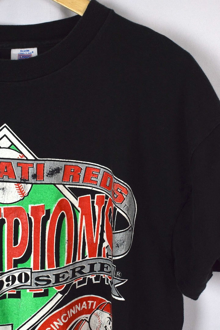 1990 Cincinnati Reds MLB Champions T-Shirt