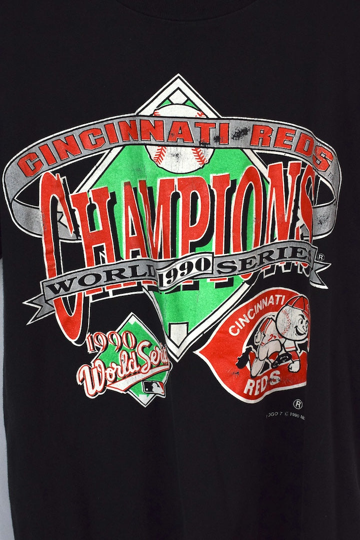 1990 Cincinnati Reds MLB Champions T-Shirt