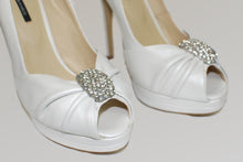 Load image into Gallery viewer, Tony Bianco Brand Cream Leather Peep-Toe
