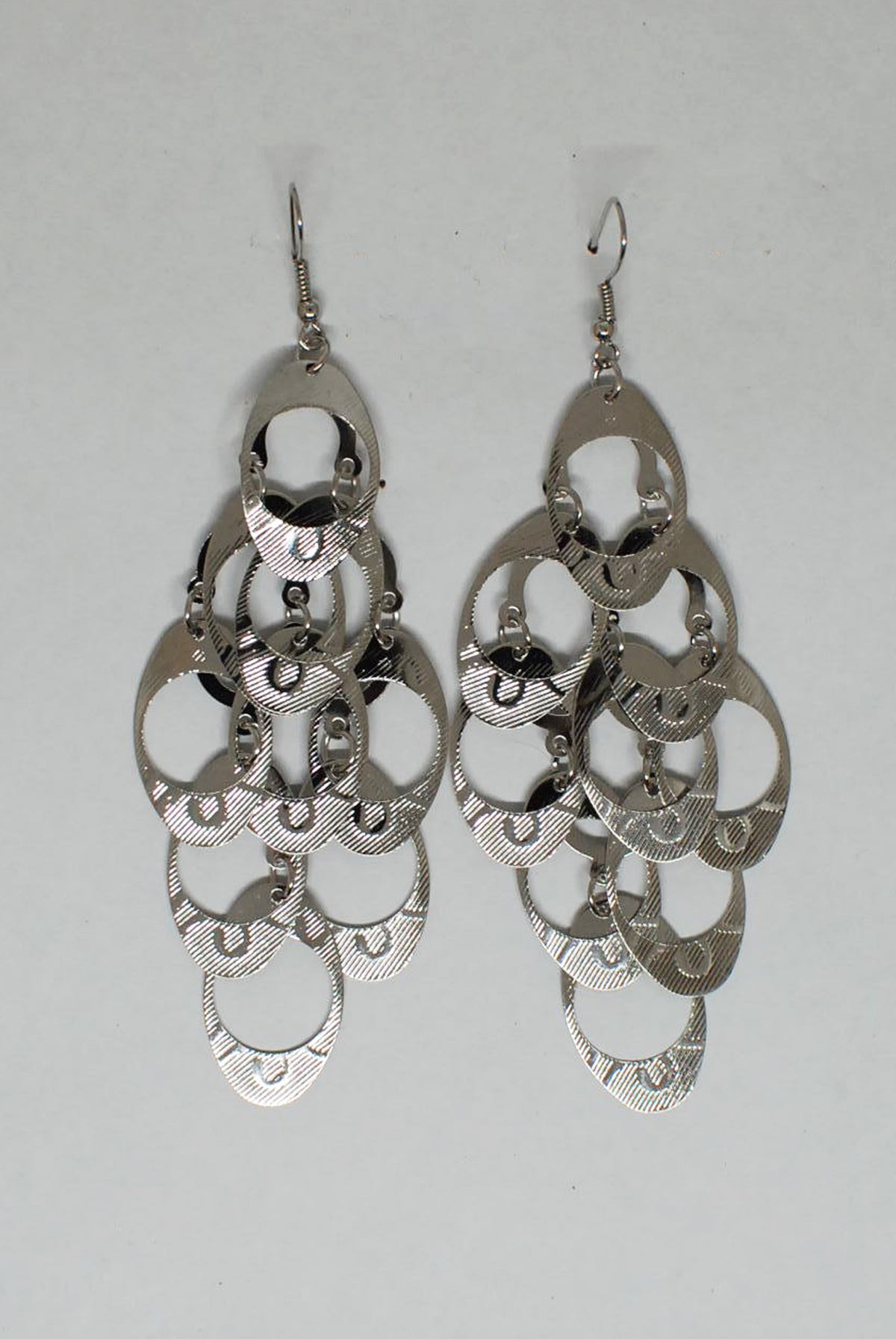 Lightweight Chandelier Oval Design Earrings