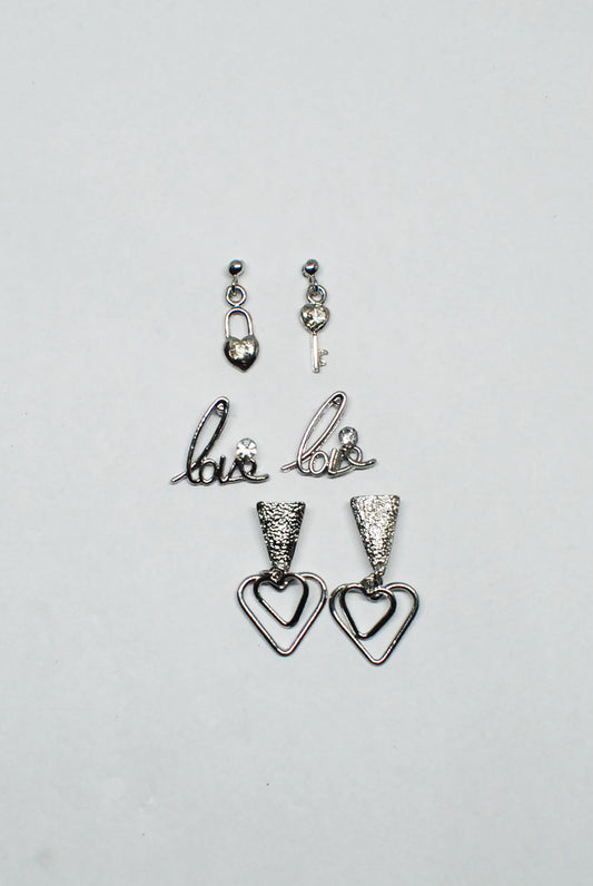 Fine Silver Stud Earrings