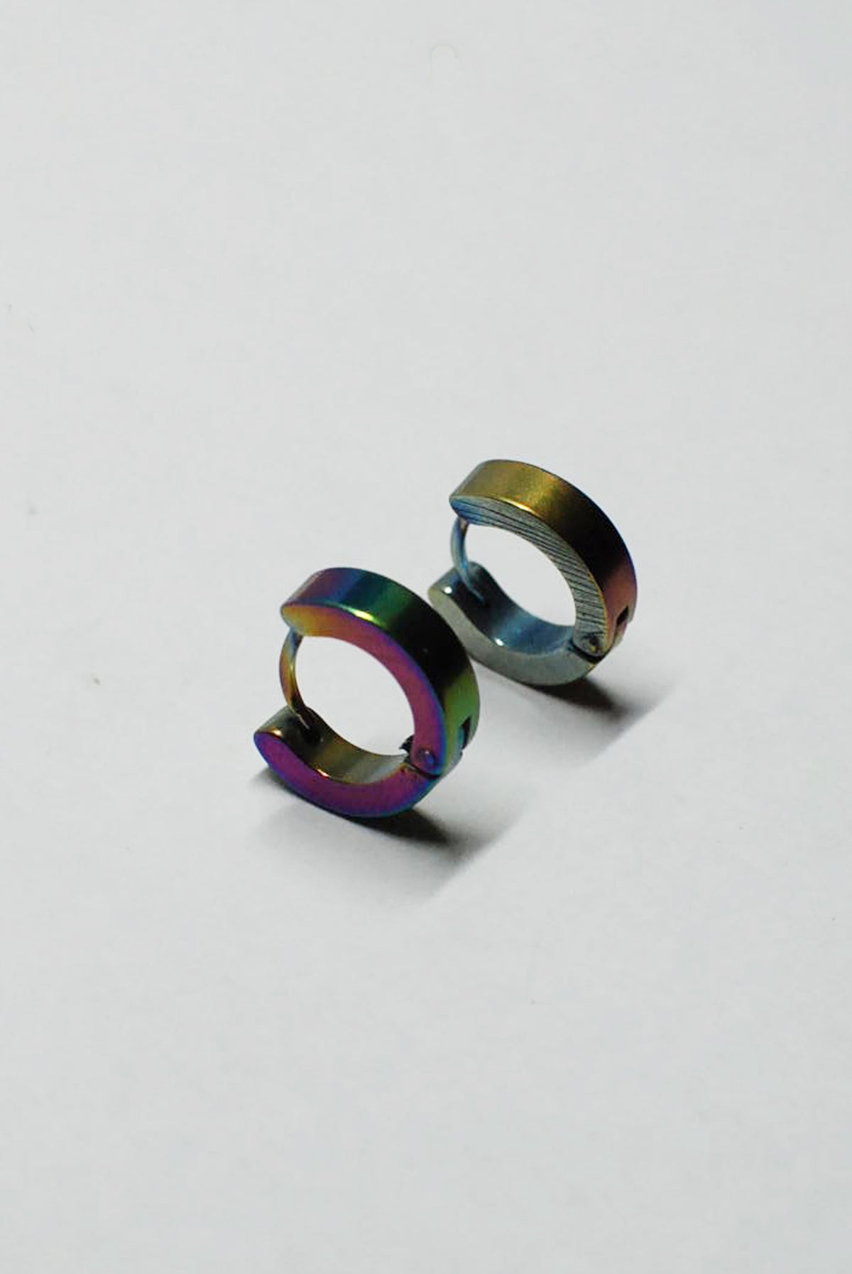 Punk Rock Stainless Steel Small Hoops
