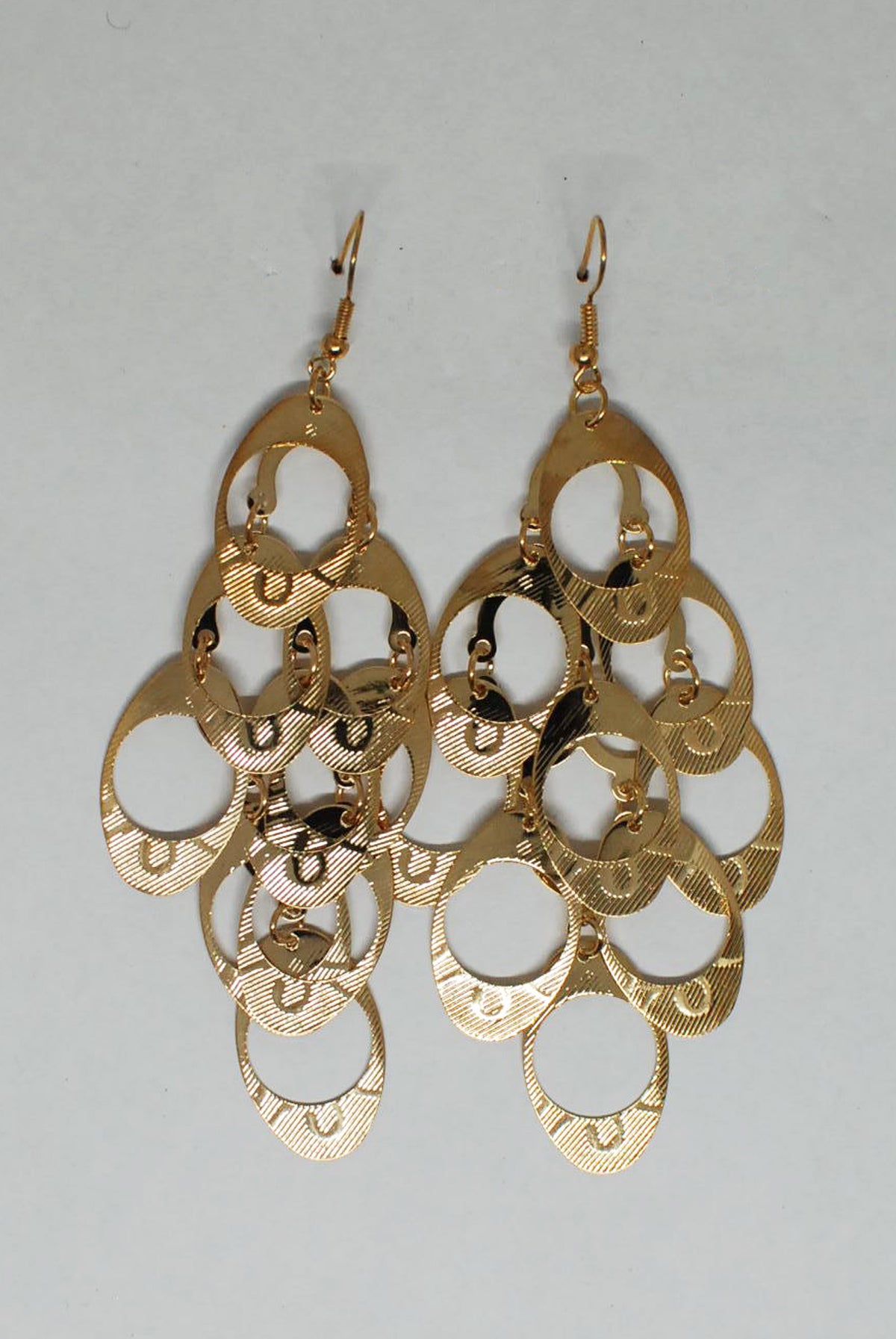 Lightweight Chandelier Oval Design Earrings