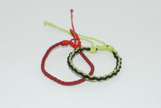 Soft Plaited Leather Bracelet Two Colours Available