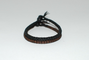 Waxed Cotton Bracelet Two Colours Available