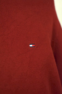 Red Tommy Hilfiger Brand Knitted Pullover