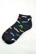 Load image into Gallery viewer, NEW Moustache Print Anklet Socks
