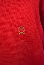 Load image into Gallery viewer, Red Tommy Hilfiger Brand Knitted Jumper
