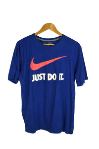 Blue Nike Brand T-shirt