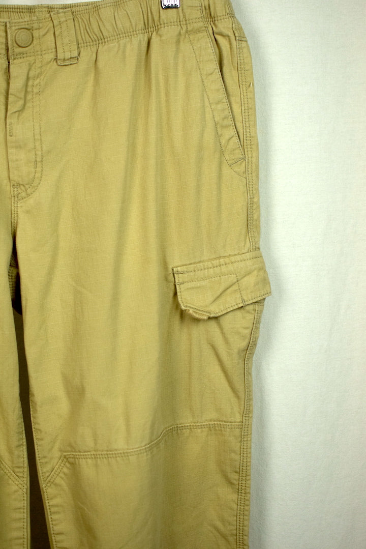 Beige Iron Knee Cargo Pant