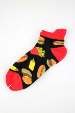 Load image into Gallery viewer, NEW Black Fast Food Anklet Socks
