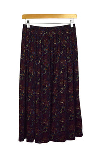 90s Paisley Print Skirt