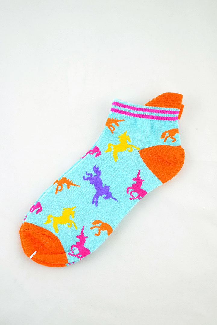 NEW Unicorn Anklet Socks