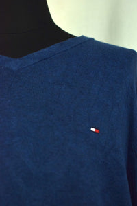 Navy Tommy Hilfiger Brand Knitted Jumper