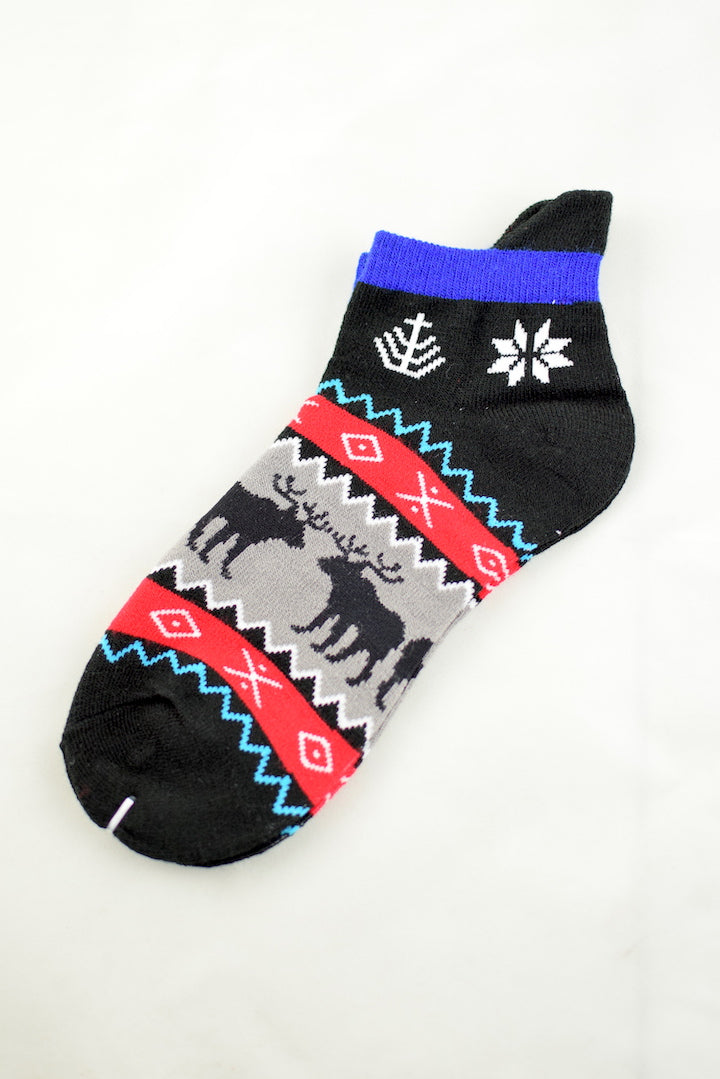 NEW Aztec Deer Anklet Socks