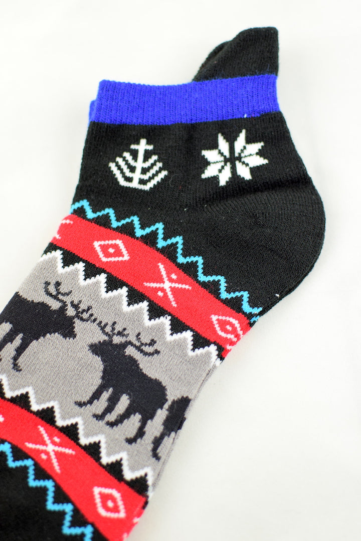 NEW Aztec Deer Anklet Socks